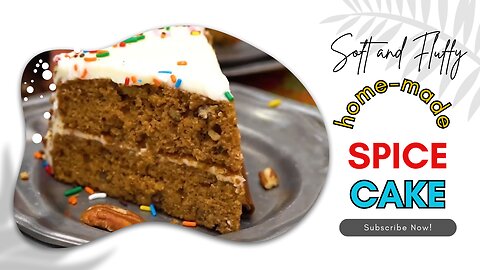 Homemade Spice Cake: Warm and Inviting