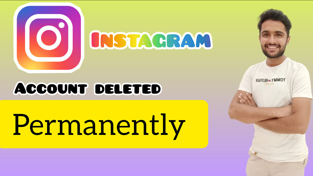 How To Delete Instagram account permanently || Instagram account delete Kaisay karein || RockyAqib