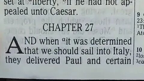 Acts: Chapters 27-28