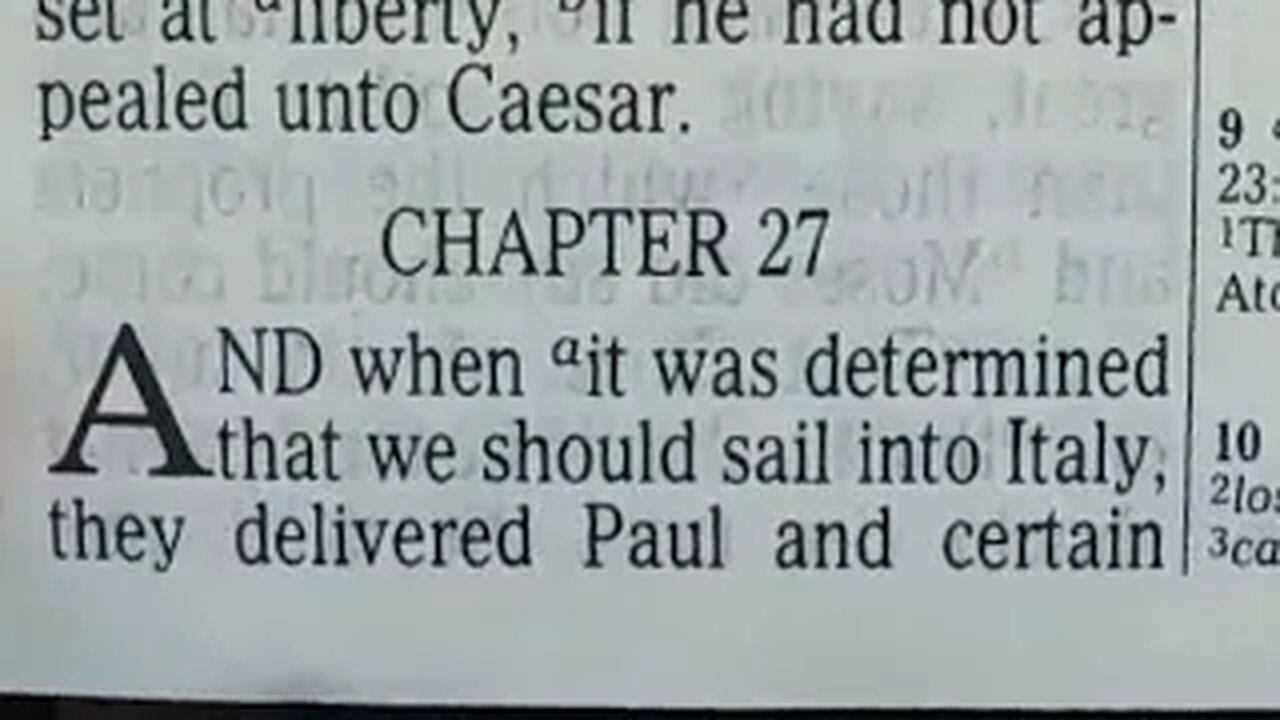 Acts: Chapters 27-28