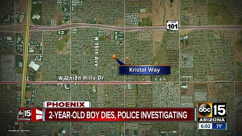 Child dies after found unresponsive in Phoenix