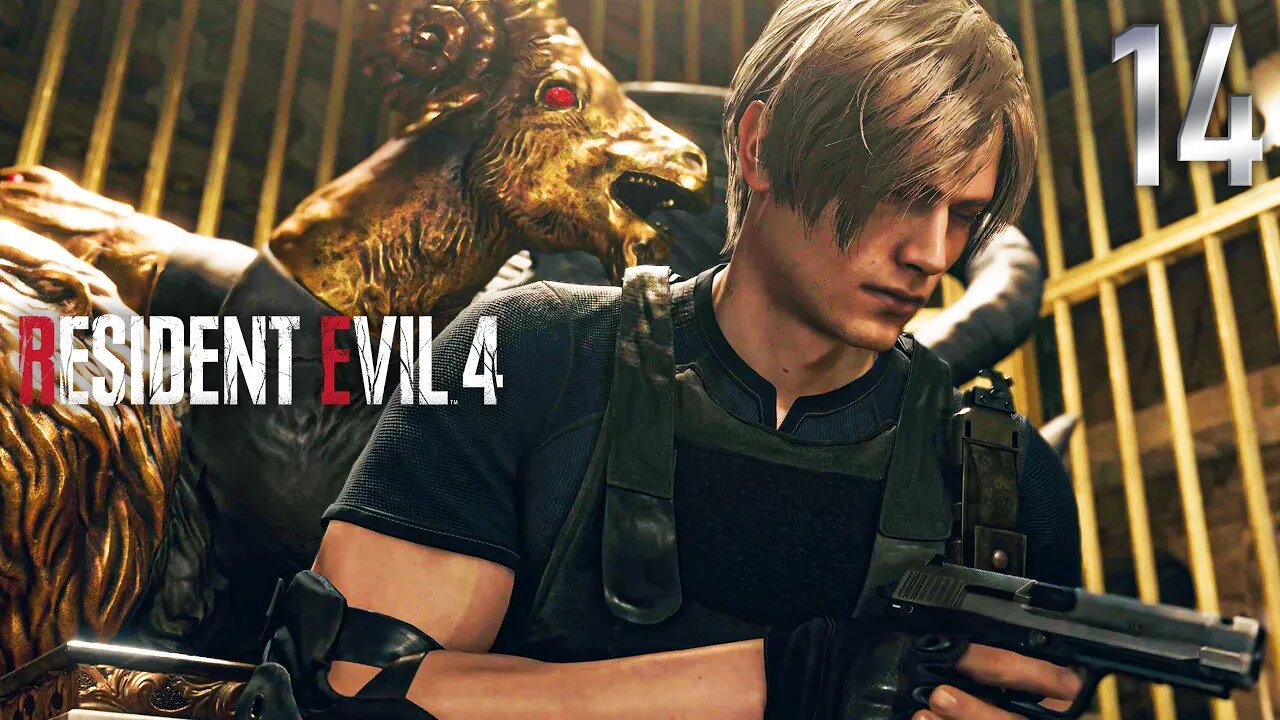 RESIDENT EVIL 4 REMAKE #14 - ARMADURAS e estátua da QUIMERA | MODO INTENSO