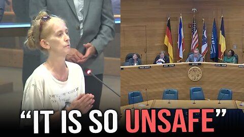 Woman BEGS Springfield City Council for help as Haitian ILLEGALS invade her property & threaten her