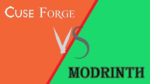 CurseForge VS modrinth App launch load times! who won?