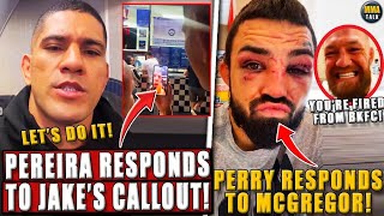 Alex Pereira ACCEPTS Jake Paul's CALLOUT! Mike Perry RESPONDS to Conor 'firing' him from BKFC!