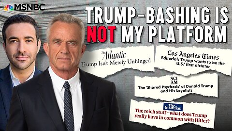 RFK Jr.: Trump-Bashing Is Not My Platform