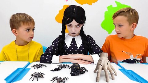 Vlad e Niki - história sobre amizade na escola - em português