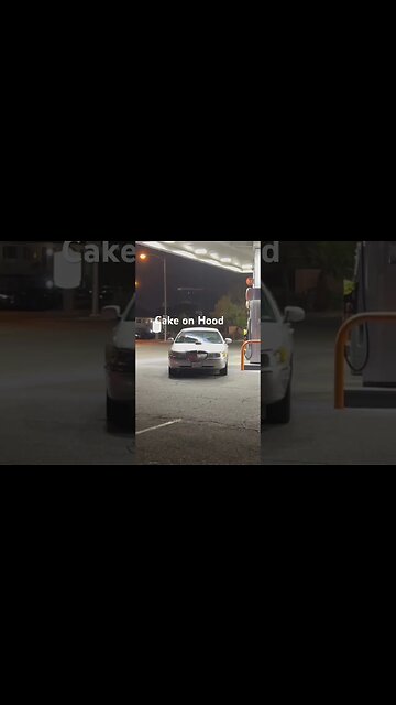 Cake on the hood - Driving Las Vegas. Loon