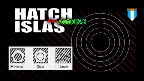 Como configurar islas para HATCH en AutoCAD