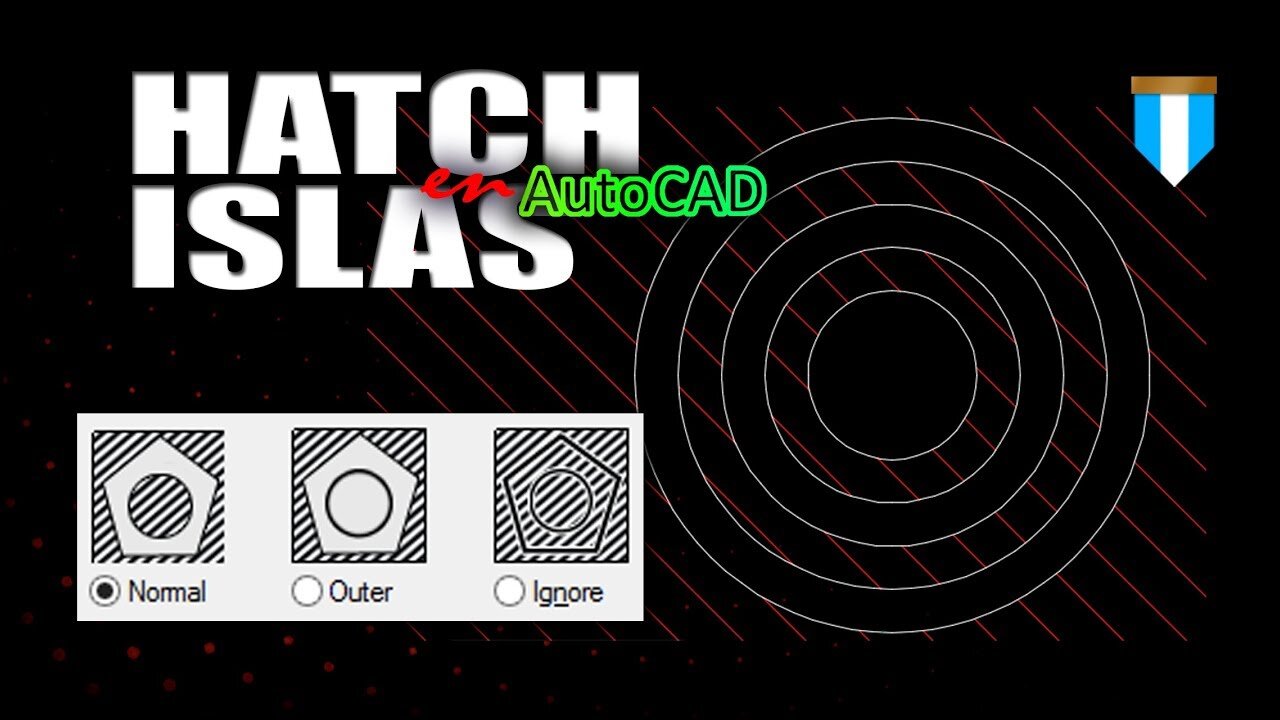 Como configurar islas para HATCH en AutoCAD
