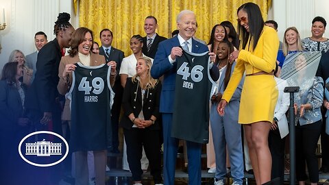 President Biden and Vice President Harris welcome the Las Vegas Aces to the White House