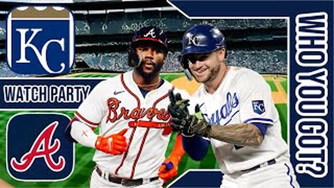 Kansas City Royals vs Atlanta Braves | Live Play by Play & Reaction Stream 3D Sim | MLB 2024 GM 158