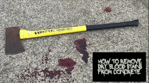 How to Remove Dry Blood from Concrete