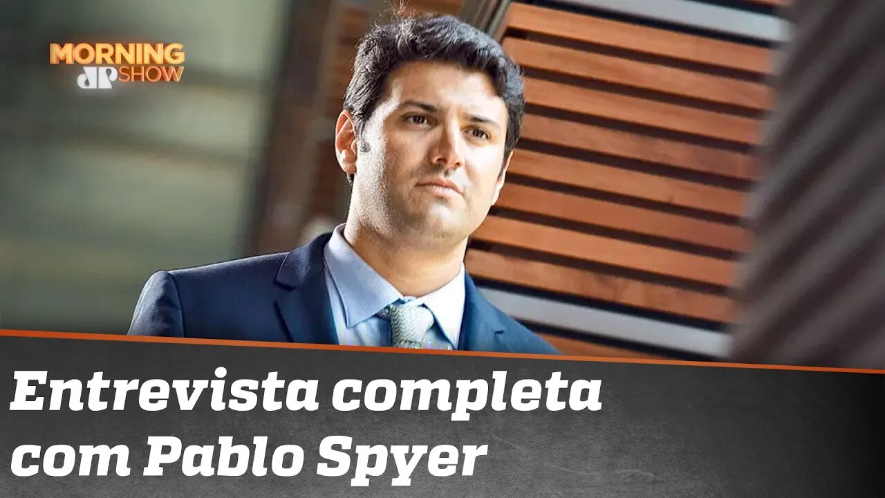 Assista à íntegra da entrevista com Pablo Spyer