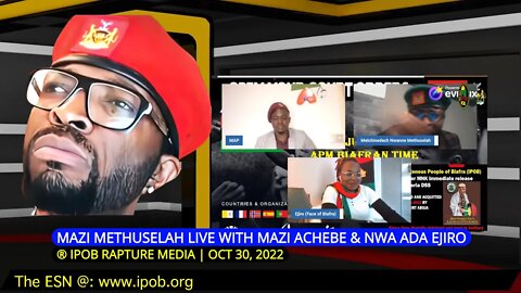 Mazi Methuselah Exclusive Live Interactive Session With Mazi Paul & Nwa Ada Ejiro | Oct 30, 2022