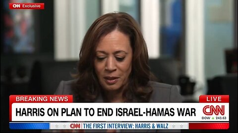 Kamala Refuses To Say if She'd Withhold Weapons to Israel