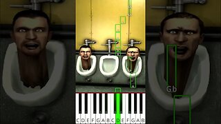 skibidi toilet 2 - Octave Piano Tutorial