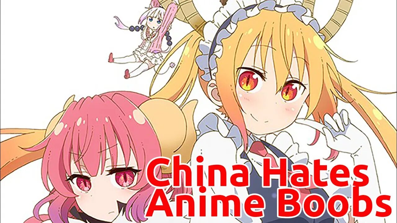 Miss Kobayashi's Breast Are Shrunk In China - China Censoring Anime