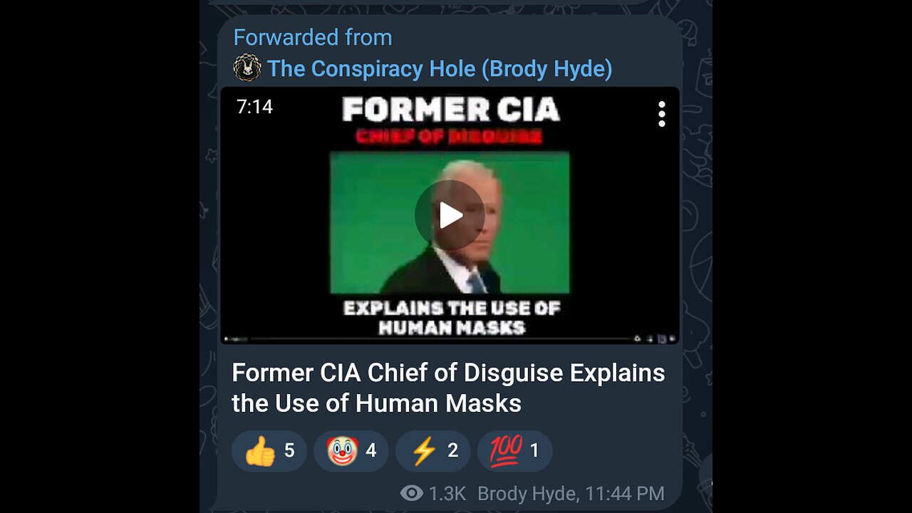 Documentary: CIA Face Masks