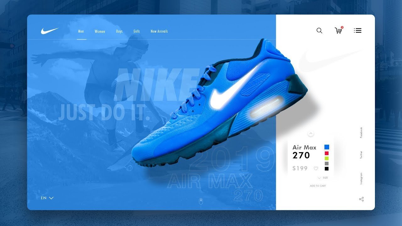 Website UI Design Tutorial 2019 | Learn UI UX Designing In Adobe XD