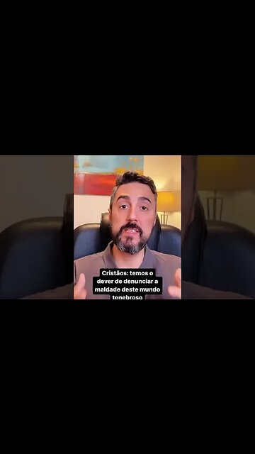 O Cristão precisa denunciar a malignidade