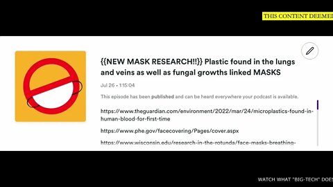 {{NEW MASK RESEARCH!!}} Plastic found in the lungs and veins as well as fungal growths linked MASKS