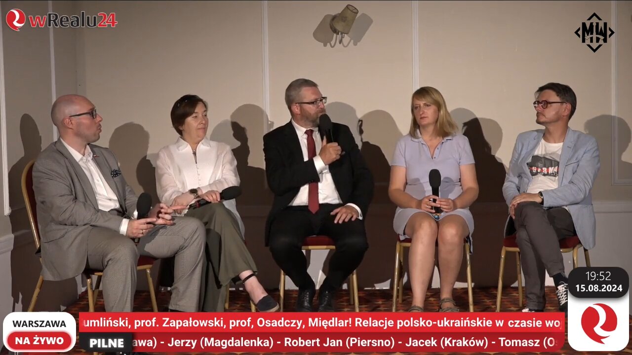 Braun, Łęcki, Ziętek-Wielomska, Zaorska i Rola! CO DALEJ Z POLSKĄ, EUROPĄ, NASZYMI WARTOŚCIAMI I ŚWIATEM?! (15.08.2024)