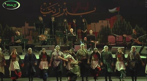 رقصة الدلعونا - دبكة مشتركة صبايا وشباب فلسطين على وقع الناي فقط
