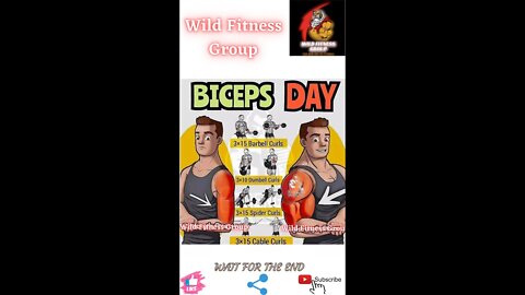 🔥Biceps day🔥#shorts🔥#viralshorts🔥#fitnessshorts🔥#wildfitnessgroup🔥