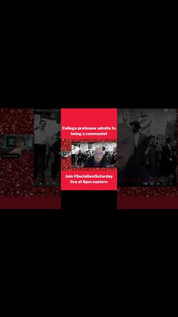 College professor admits being a communist, says quiet part out loud #shorts