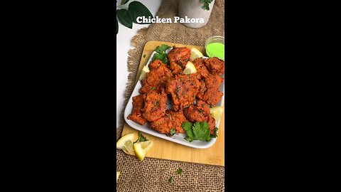 CHICKEN PAKORA | #chickenpakora #pakora #chickenfry #lemonpepperchicken#pepperchicken #cooking