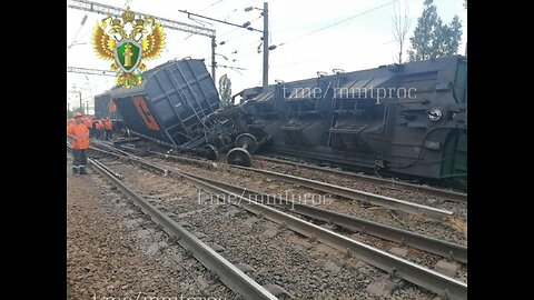 👀🚇 A train derailed in the Voronezh region!