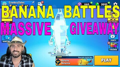 🔴 BIGGEST STUMBLE GUYS GIVEAWAY TODAY | BANANA BATTLES LIVESTREAM #stumbleguyslive
