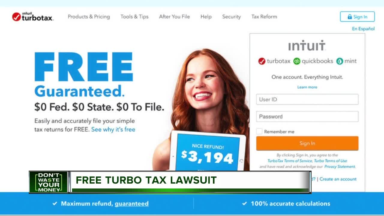 TurboTax facing class-action lawsuit
