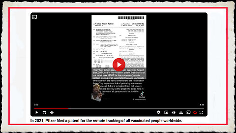 In 2021, Pfizer filed a patent for the remote tracking of all vaccinated people worldwide
