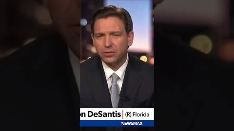 Ron DeSantis 'Trump's attacking me from the left' #shorts