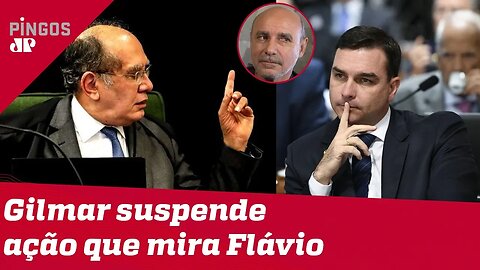 Gilmar suspende ação que mira Flávio no caso Queiroz