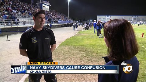 Navy Leap Frog skydivers cause confusion over San Diego