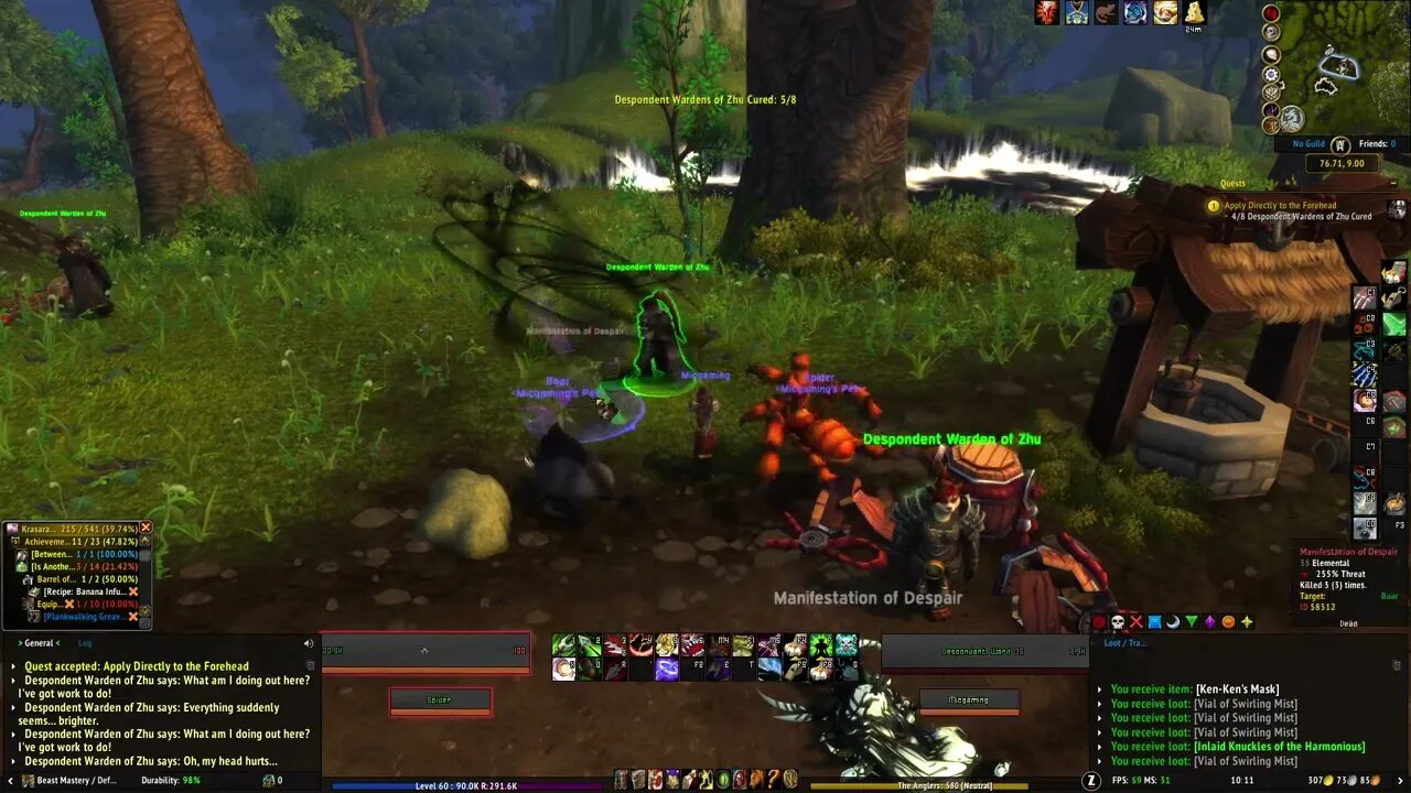 Apply Directly to the Forehead World of Warcraft Mists of Pandaria