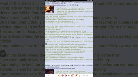 Godzilla and kong new empire leaks