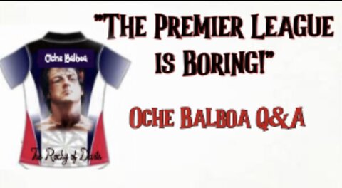 Are Pro Darts Players Over Worked? Q&A w/ Oche Balboa, the Rocky of Darts.