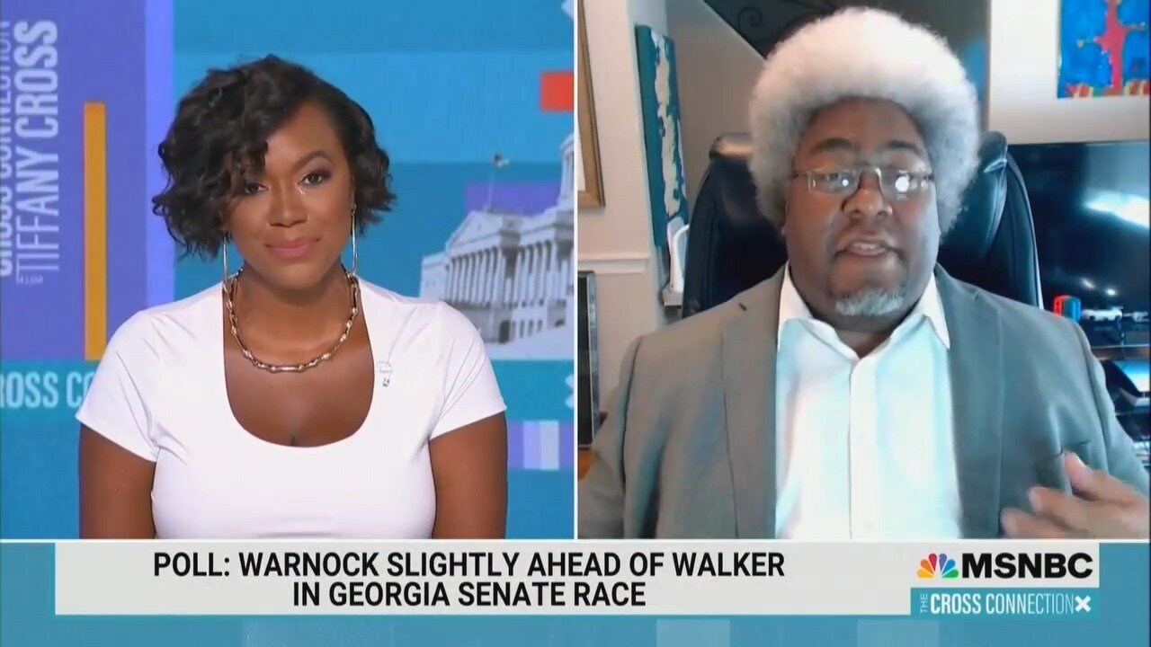 Hershel Walker is not an acceptable black candidate for race-baiters on MSNBC - 7/31/22