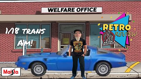 Retro’s Review. Maisto 1/18 Blue Trans Am (Costco)