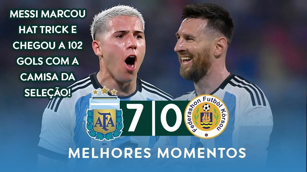 HAT TRICK DO GÊNIO | M3SS1 FAZ 3 GOLS, DESTRÓI COM O JOGO CHEGANDO A MARCA DE 102 GOLS PELA SELEÇÃO