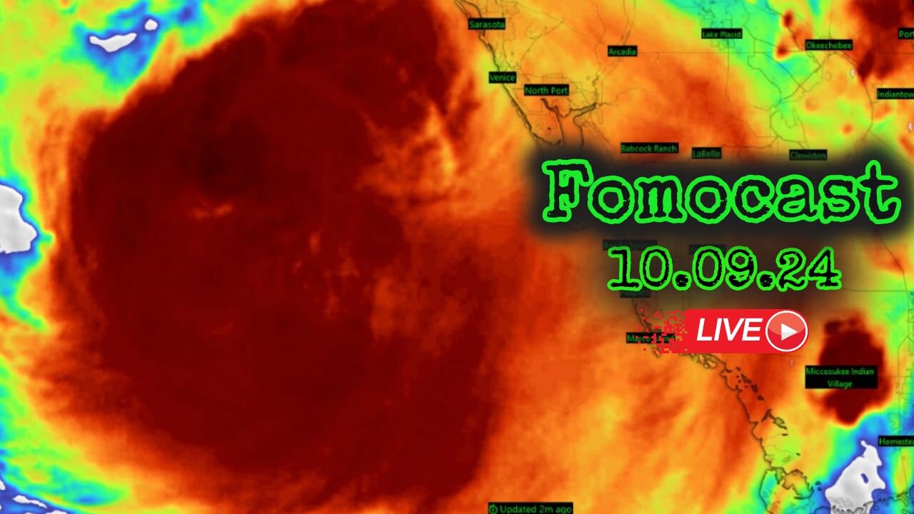 🚨 FOMOCAST LIVE FROM FL; THE LANDFALL OF HURRICANE MILTON