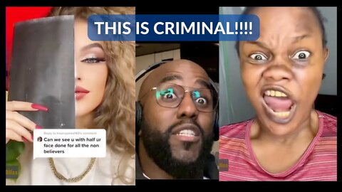 Imagine waking up to one of these 😱🤯 | catfish makeup transformations