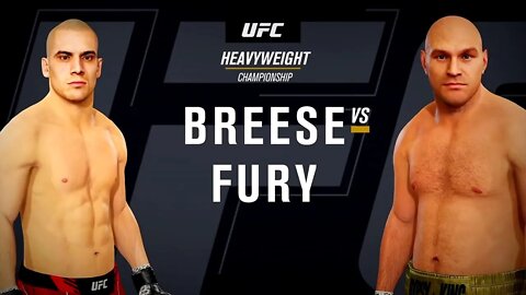 EA Sports UFC 4 Gameplay Tyson Fury vs Tom Breese