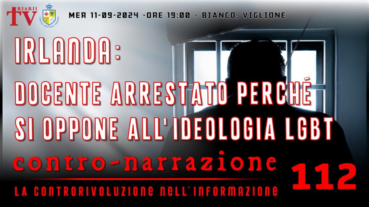 CONTRO-NARRAZIONE NR.112 - LA CONTRORIVOLUZIONE NELL’INFORMAZIONE. BIANCO, VIGLIONE