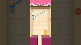 rescue cut rope puzzle 😎 #shorts