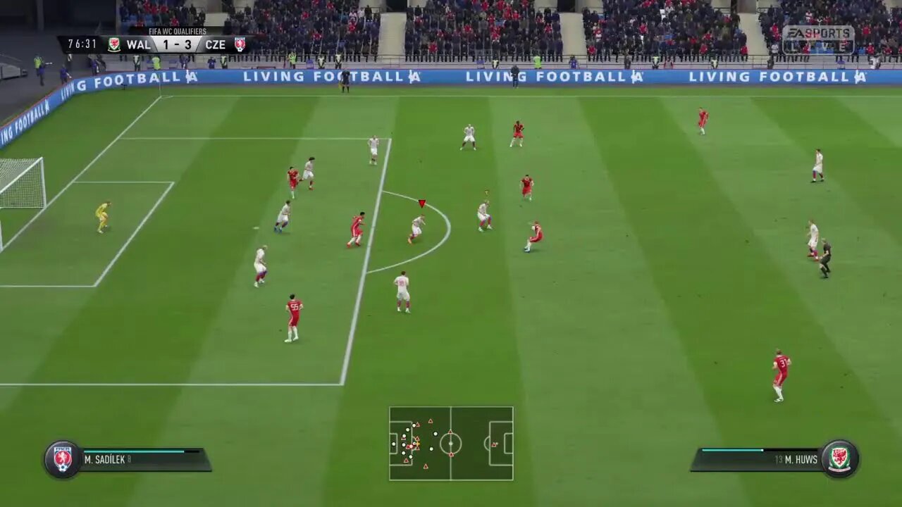 Nottingham Forest S:11 2028-2029 FIFA World Cup Qualifier Group Play Match 8 @ Wales (3-4-0)
